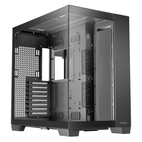 Antec C8, compatibile RTX 40, layout a doppia camera, design senza utensili, tipo C, supporto radiatore 360 mm, pannelli frontali e laterali in vetro temperato senza cuciture, case per PC E-ATX Full