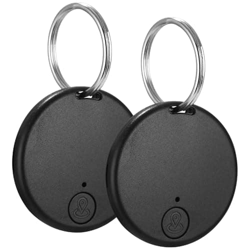Air Tag Localizzatore, Tracker Tags 2 pezzi, localizzatore Bluetooth Compatibile con (iOS, Android) Trova bagagli, valigia, borsa zaino, batteria sostituibile