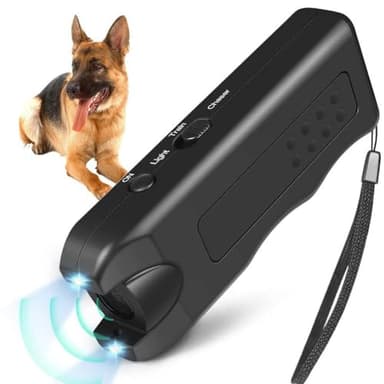 Generic Dissuasore a ultrasuoni per cani, dispositivo deterrente contro l'abbaio di cani, dispositivo anti-abbaio per cani, dispositivo deterrente per abbaiare sonico, per uso interno ed esterno