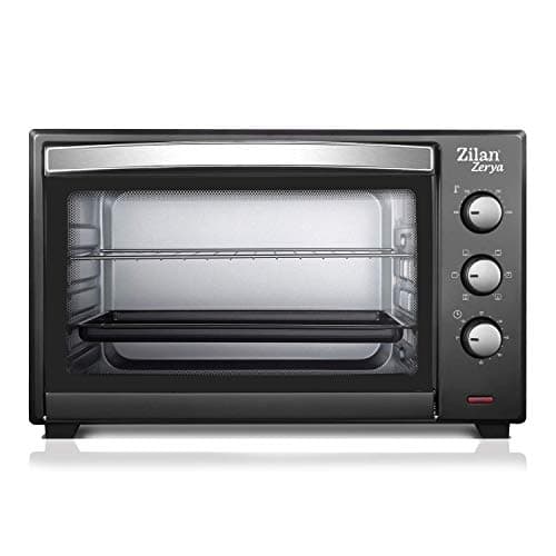 Zilan - Forno elettrico a convezione Zerya, 45 l, multifunzione, programmabile 230°, timer 60 min, spegnimento automatico, 2000 W
