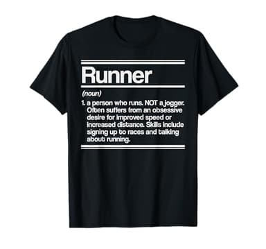 Funny Running Shirt Funny Definition Marathon Runners Gift Maglietta