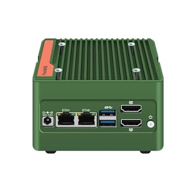 MNBOXCONET Mini PC NAS N305, 4 NVME Pockert Nas Small PC, Dual 2.5GbE LAN Mirco Desktop Computer 2HD 4K@60HZ, DDR5 Barebone NO RAM NO SSD, USB3.2 10Gbps, Supports expansion WiFi/BT
