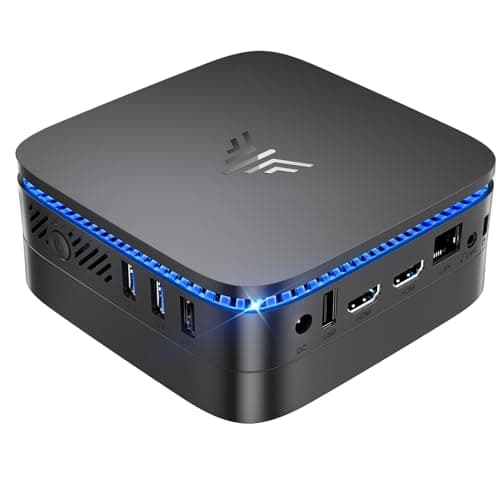 NiPoGi Mini PC, 16GB DDR4+1TB M.2 SSD, Mini Computer AK1Plus 12th Ιntel Alder Lake-Ν95 (fino a 3.4GHz), Gigabit Ethernet, 4K UHD, Dual Wi-Fi, BT 4.2 Office Desktop PC