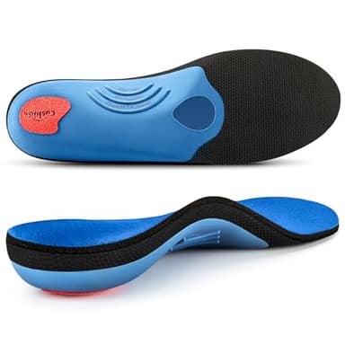 PCSsole Solette Comfort per Arco Plantare, Solette Scarpe Plantari Ortopedici per Piede Piatto，Fascite Plantare,Dolore al Tallone, Piede Cavo Blue, EU43-44(28cm)
