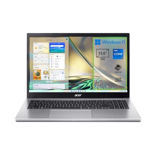 Acer Aspire 3 A315-59-74NY PC Portatile, Notebook, Processore Intel Core i7-1255U, RAM 32 GB DDR4, 1024 GB PCIe NVMe SSD, Display 15.6" FHD LCD, Scheda Grafica Intel Iris Xe, Windows 11 Home, Silver