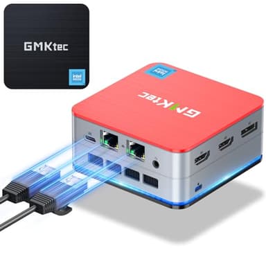 GMKtec G2 Plus Mini PC Intel Twin Lake N150 (Upgraed N100, Beat N100/N95) fino a 3,6GHz, Mini Computer 12GB LPDDR5 RAM 256GB SSD USB3.2 * 3/WiFi 6/BT5.2/2*HDMI/1*DP/1*RJ45/TF Card Slot/Micro PC