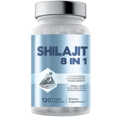 Shilajit, Shilajit Puro Himalaya, Integratore Originale di Shilajit Ricco di Acido Fulvico e Oltre 85 Oligominerali per Uomini e Donne