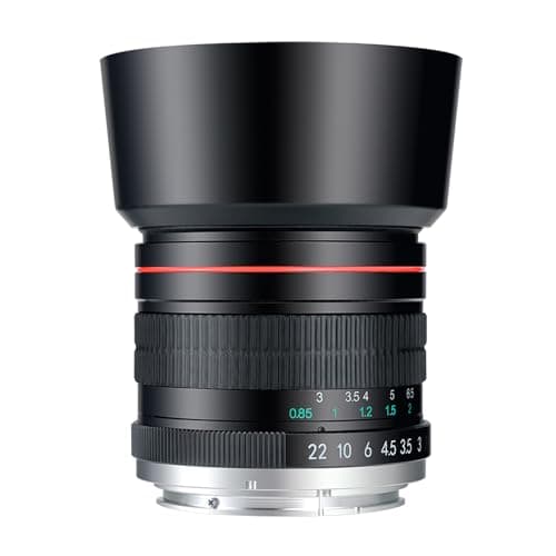 JINTU 85mm f1,8 Fotocamere Lenti per Manuale VerticaleLente Compatibile con Canon EOS 4000D 5D IV 90D 60D 70D 7D T7i T7s T7 T6s T6i T6 T5i T5 SL2 SL1