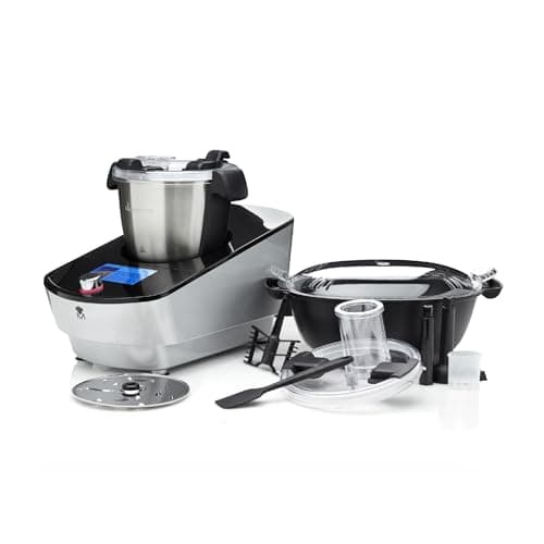 MasterPRO BY CARLO CRACCO - Robot da cucina 1000W 3.5L - 12 programmi - LED Touch Control - Multifunzione con accessori completi - Funzione vapore inclusa