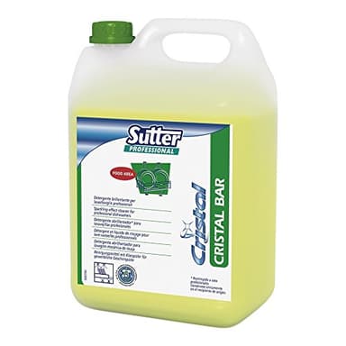 Sutter Professional Cristal Bar Detergente Brillantante per Lavastoviglie Professionali, 5 kg