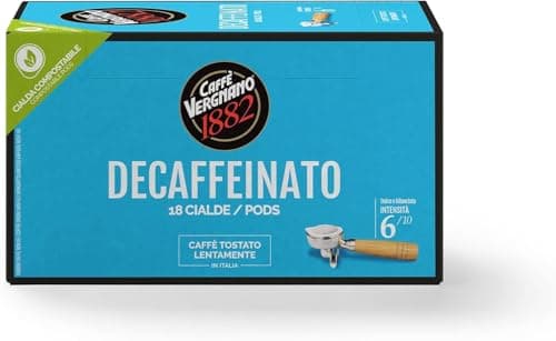 Caffè Vergnano 1882 -108 Cialde Caffè Decaffeinato -6 confezioni da 18 cialde