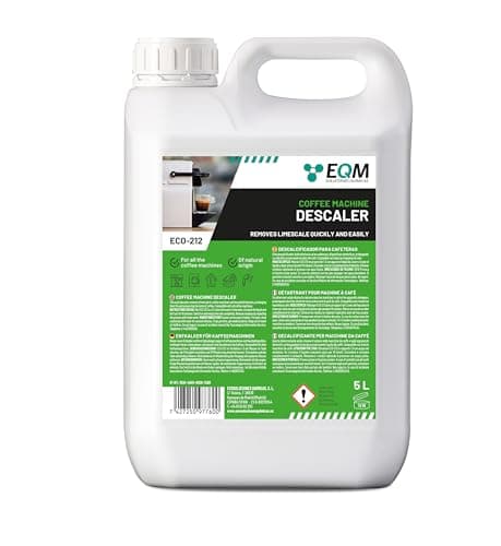 EQM - ECO- 212 - Decalcificante per Macchine da Caffè - 5L - 100% Origine naturale - Compatibile con tutte le macchine da caffè