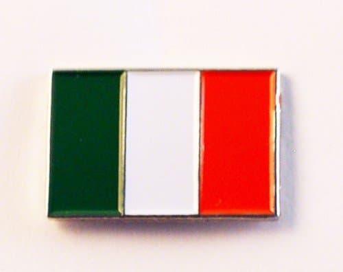 Metal Enamel Pin Badge Italian Flag Italy Il Tricolore by Mainly Metal