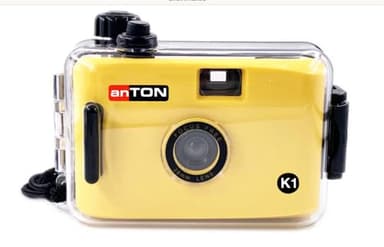 anTON K1- Fotocamera ricaricabile con custodia subacquea e custodia