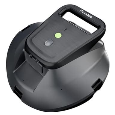 Pondee X1 Robot Piscina Fuori Terra, Aspirapolvere per Piscina Senza Fili, 120 Minuti di Autonomia, Funzione di Auto-Parking, Doppio Motore, Pulizia Facile con Un Solo Click per Piscine Fino a 80㎡