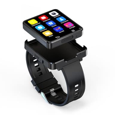 Zephyrion Smart Watch 4G LTE con GPS, 3 GB+32 GB Android 11 MTK6739 Quad Core 2.64 '' HD Smartwatch Telefono Chiamata per Uomo Donna WiFi SIM 1200mAh 5MP Dual Camera Activity Tracker