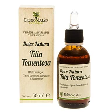 Dolce Natura Tilia Tomentosa Sciroppo Bambini, Integratore Calmante Naturale per Bambini Riduce agitazione e stress favorendo Rilassamento e Sonno, Gocce Per Dormire Bambini 1 Flacone 50ml