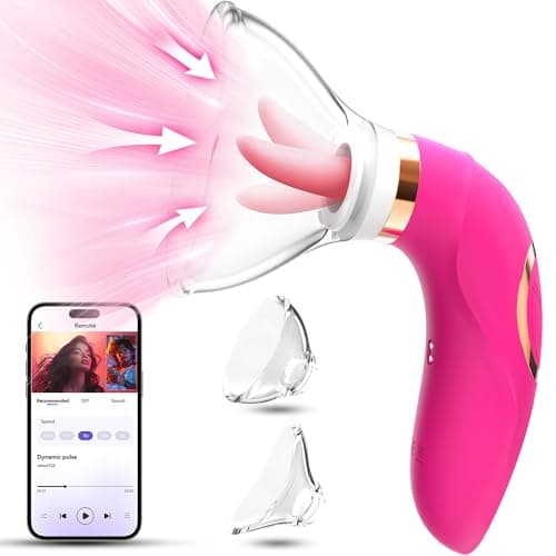 Vibratore donna Sexytoysys donna Vibratori Sex toys, Vibratoreper donna professionale piccolo clotoride 8 Aspirazioni 5 Modalità di lingua, Succhia clotoride Vibratoreper per donna coppia Dildo