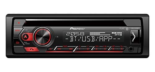 Pioneer Deh-S420Bt, Autoradio 1DIN, Sintonizzatore CD con RDS, Bluetooth, MP3, Ingresso USB e AUX, Sistema Vivavoce, App Smart Sync, Equalizzatore a 13 Bande, Controllo iPod