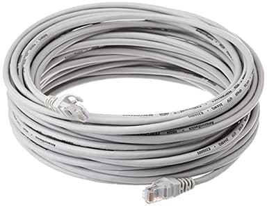 Amazon Basics Cavo Patch Ethernet RJ45 Cat. 5e (15.2 m), Grigio