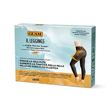 Guam - IL Leggings Colore Nero Taglia L/XL con Alghe Marine