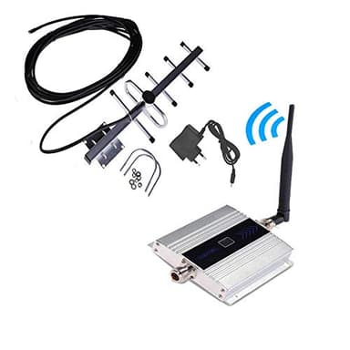 Baugger Amplificatore Ripetitore del Segnale Gsm del Telefono Cellulare 900Mhz con Il Display Lcd Insieme di Yagi