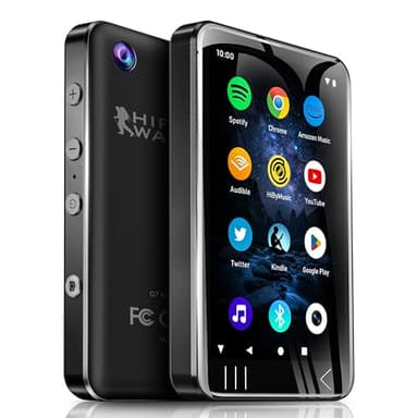 HIFI WALKER G7 MP3 Player with Camera and Spotify, MP3 Player with Bluetooth and WIFI, Android 80GB mp3 player, Spotify MP4 Player with Speaker, Spotify, Youtube
