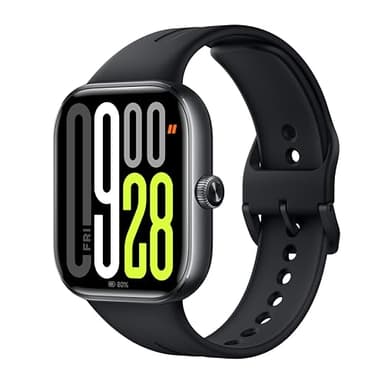 Xiaomi Redmi Watch 5, Smartwatch con display AMOLED 2.07", Chiamate Bluetooth, Autonomia 24 giorni, Resistenza Acqua 5 ATM, Monitoraggio Frequenza Cardiaca e SpO2, Sistema GNSS integrato, Nero