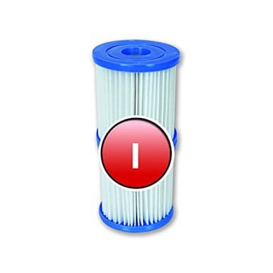 Bestway Filter Taglia 1, per piscina pompa 2 X 2 pezzi, un totale di 4 pezzi per i piccoli impianti di filtraggio von Bestway
