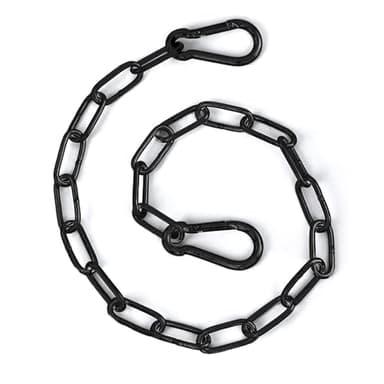 Lucchetto a Catena per Cancello, 51cm Catena con Lucchetto per Cancello in Acciaio con Moschettoni Catena per Cancello Recinzioni Esterne Gabbie per Animali Domestici Recinto per Cavalli Capre