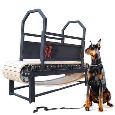 MaxtiL Tapis roulant per Cani, capacità di carico di Circa 50 kg/110,23 libbre, addestramento per Cani Bulldog Attrezzatura per addestramento per Cani Forniture di Resistenza Attrezzature per Interni
