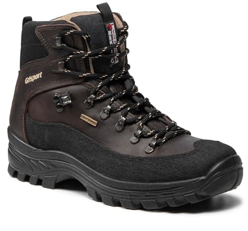 Grisport Scarponi da Trekking Uomo 10248, Pelle, Traspiranti (Marrone, Sistema Taglie Calzature EU, Adulto, Uomo, Numero, Media, 40)