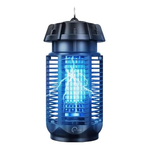 Love begans Lampada Antizanzare Elettrica, Zanzariera 20W UV Anti Trappola, Zanzare Elettrica Anti Insetti per Giardino Interno Esterno, Impermeabile IPX4, con 1 Spazzole Pulit 50C