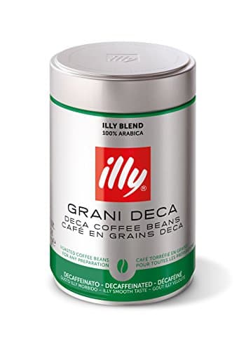 illy Caffè Barattolo da 250 grammi di Caffè in grani decaffeinato