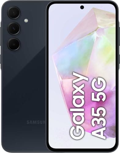 Samsung Galaxy A35 5G Display FHD+ Super AMOLED 6.6", Android 14, 6GB RAM, 128GB, Dual SIM, Batteria 5.000 mAh, Awesome Navy