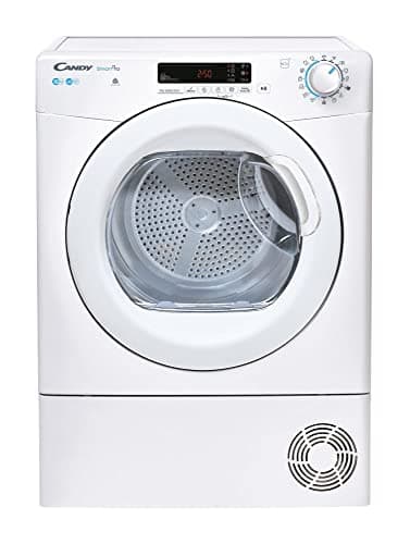Candy Smart Pro Asciugatrice 10 Kg a Condensazione, Libera Installazione, Classe B, Connessione Wi-Fi + BLE, Controllo da App, Programma Stiro Facile, 59,6 x 58,5 x 85 cm, Bianca - CSOE C10DG-S