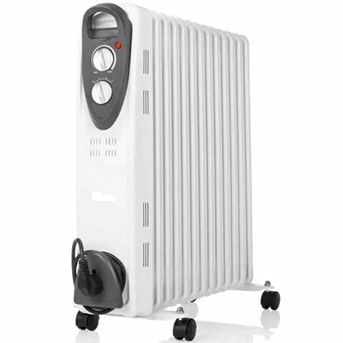 Radiatore ad olio a 11 elementi, 2500W e controllo termostato con 3 regolazione termiche. Design esclusivo.