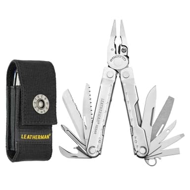 LEATHERMAN - Rebar, attrezzo multifunzione con 17 utensili, con Fodero Nylon