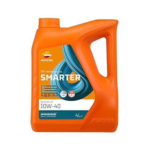 REPSOL Olio lubrificante sintetico per moto SMARTER SYNTHETIC 4T 10W-40 4L