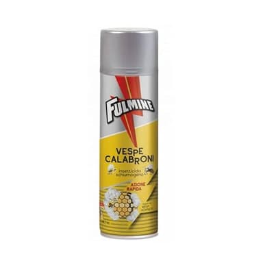 Virsus Bomboletta insetticida Spray Schiumogeno Fulm790 per Vespe e Calabroni, capacità 500ml, Azione Rapida con getto fino a 4 Metri, Disinfestante Vespicida per Nidi (1)