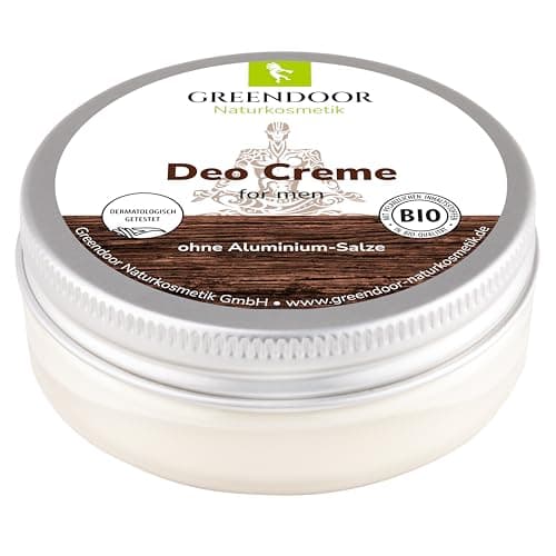 GREENDOOR Potente crema deodorante da uomo, 50 ml, per 6 mesi, senza odore del corpo, deodorante naturale, profumo maschile, anti odore delle ascelle, senza alluminio, deodorante biologico naturale,