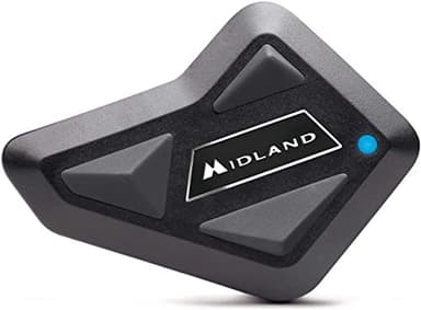 Midland BT Mini Singolo C1410, Interfono Moto Bluetooth Singolo, Auricolari Casco con Cancellazione del Rumore, Comunicazione Moto a Moto, Interfono per Navigatore e Musica, Portata 500 m, 3 Persone