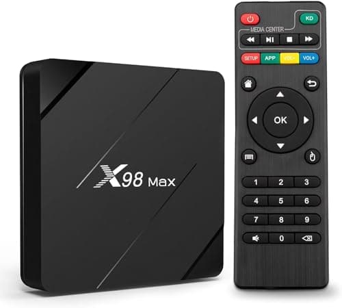 Puersit Android TV Box, X96Mini Aggiornamento a X98Max TV Box WiFI 2GB RAM 16GB RAM Allwinner H313, Android Box 10.0 Supports 4K HD con Chipset Quad-core