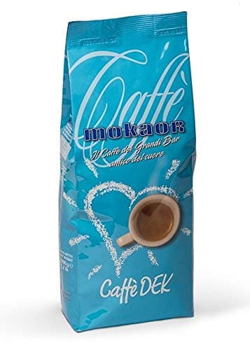 Decaffeinato Decerato - Dec Grani Caffè Mokaor 1954 Torrefatto da artigiani in Italia - Caffè da BAR - PROFESSIONAL Decaf Espresso senza caffeina - NO VENDING 1 x 1 Kg