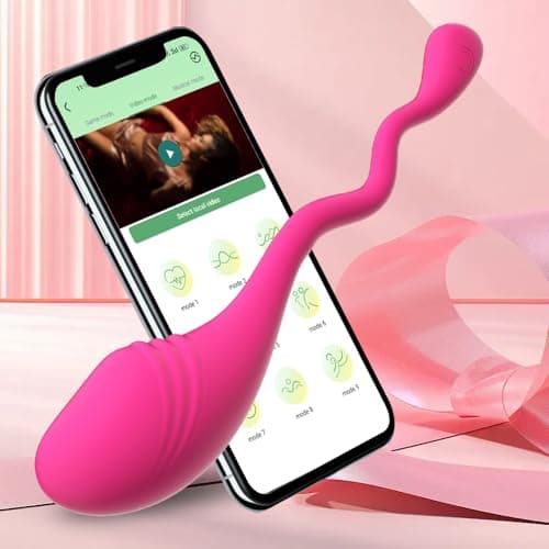 Ovetto Vibrante Donna Telecomando - Vibratoreper Donna Professionale Clotoride Telecomando APP Vibratore con 10 Modalità di Vibrazione Sexytoysys Donna Vibratoriper Donna Wireless Sex Toys Coppie