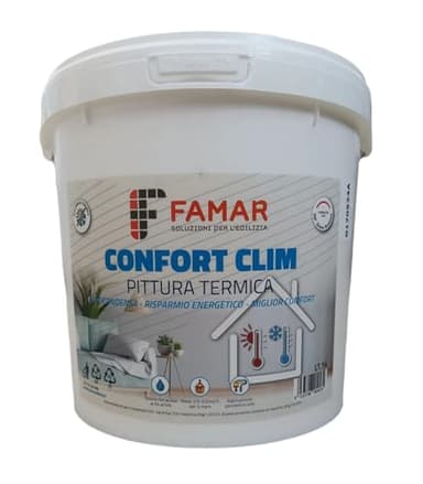 Idropittura anticondensa termica per interni termoisolante- 14 L - bianco - pittura con microsfere di vetro antimuffa