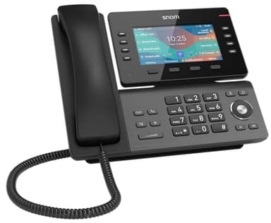 Snom D862 Telefono VOIP con display a colori IPS da 5 pollici, 8 tasti programmabili e riduzione del rumore - Il telefono cordless ideale per la moderna telefonia IP