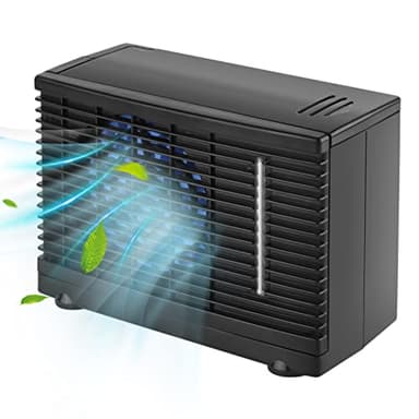 12V Ventilatore di Aria Portatile da Auto, Mini Condizionatore Portatile 12V Dispositivo di Raffreddamento Portatile per Aria condizionata con velocità Regolabile per e Auto