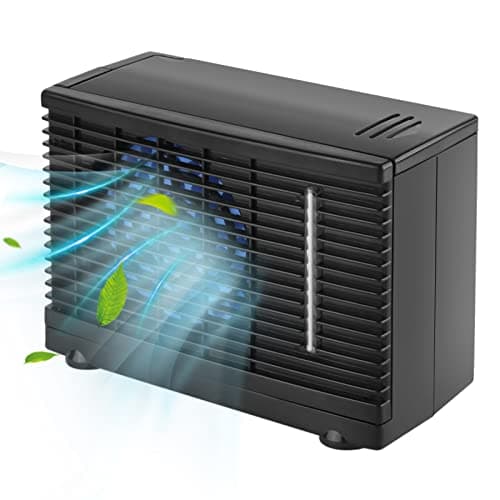 12V Ventilatore di Aria Portatile da Auto, Mini Condizionatore Portatile 12V Dispositivo di Raffreddamento Portatile per Aria condizionata con velocità Regolabile per e Auto