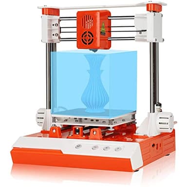 Jadeshay K1 Stampante 3D Kit Mini Desktop per Principianti Bambini Adolescenti Stampante 3D con Filamento PLA Piastra Magnetica Rimovibile Cavo USB Dimensioni Scheda TF 100 * 100 * 100mm(EU Plug)